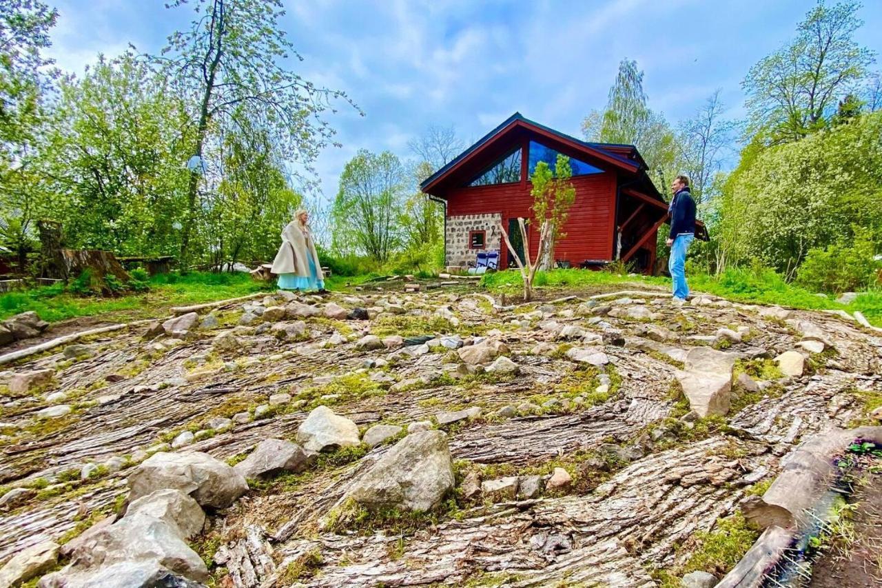 Romantic Spa Villa With Fireplace By The Lake Stjarnsund Dış mekan fotoğraf